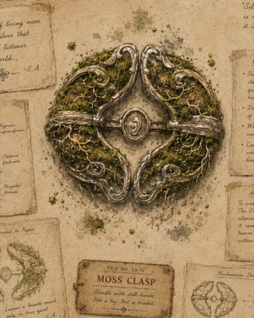 The Moss Clasp talisman of Mossbloom