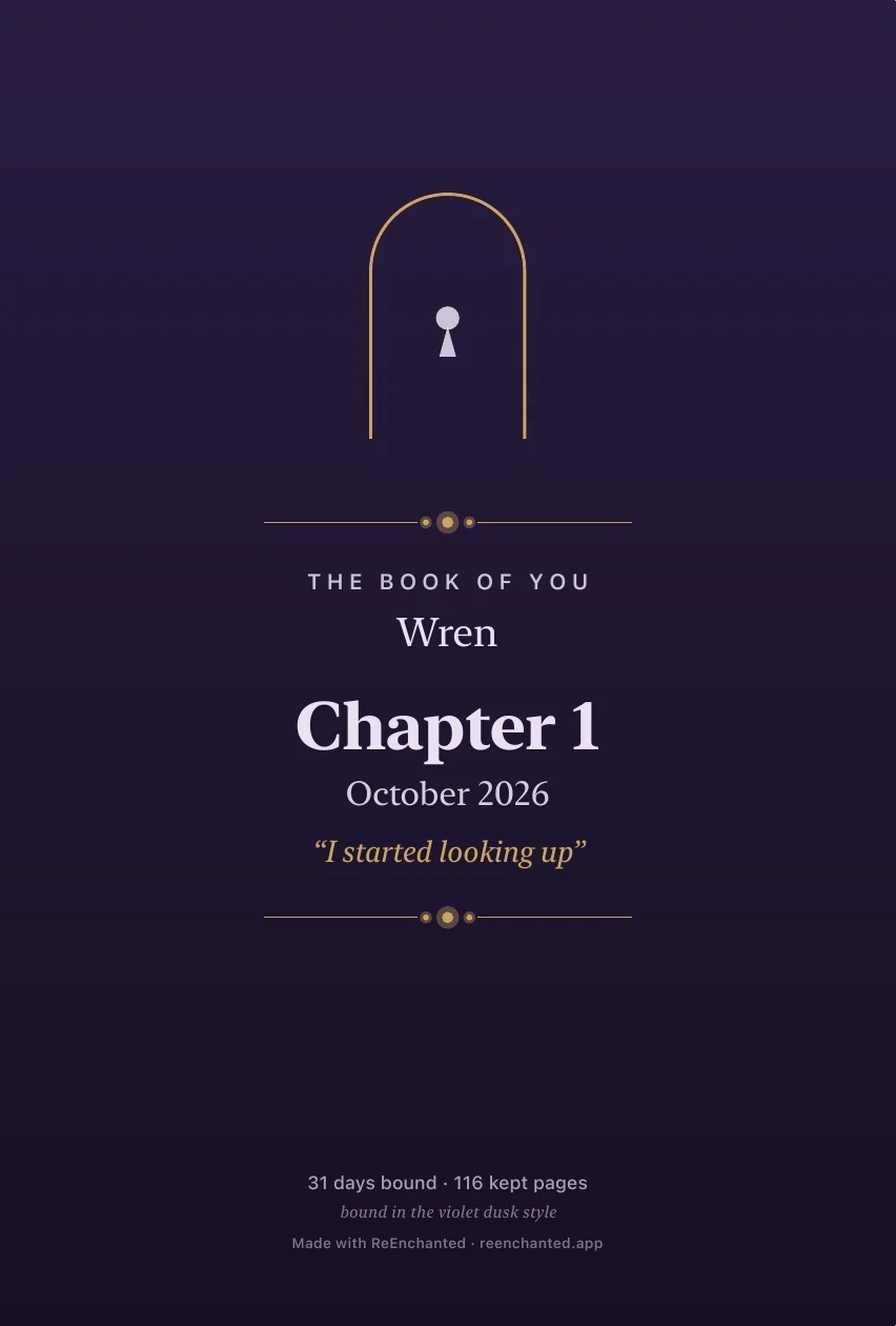The opening Page of the actual exported monthly sample