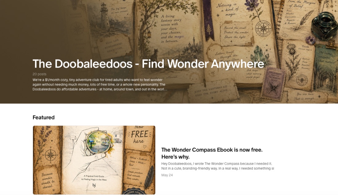 The Doobaleedoos Patreon page
